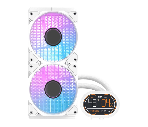 DarkFlash DH240D 2x120mm White DH240D WHITE - 1469247 - zdjęcie 4